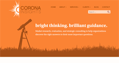 Desktop Screenshot of coronainsights.com